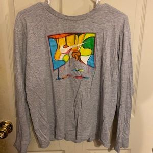 Women’s Gray Nike Long Sleeve with Graphic